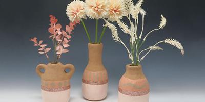 Just Peachy Vases